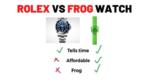 rolex vs citizen|frog watch vs rolex.